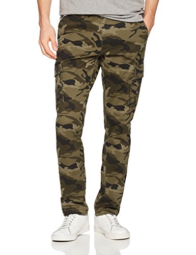 Goodthreads Slim-fit Cargo Pant Pants, Verde (Camo), 34W x 29L (Talla del fabricante:):)
