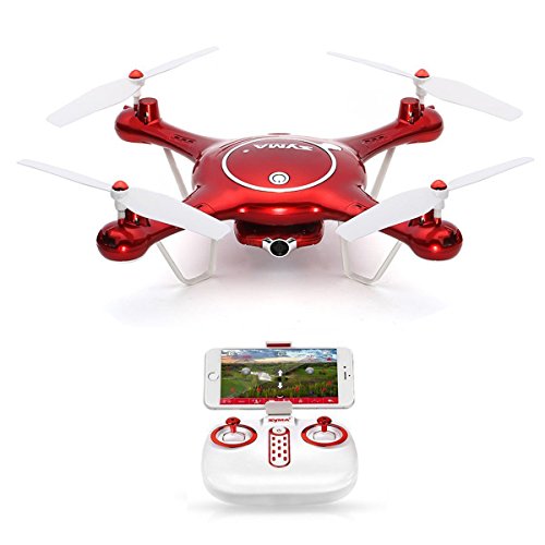 GoolRC SYMA X5UW Drone con Cámara HD 720P Wifi FPV RTF Quadcopter con Modo sin Cabeza Mantenimiento de Altura