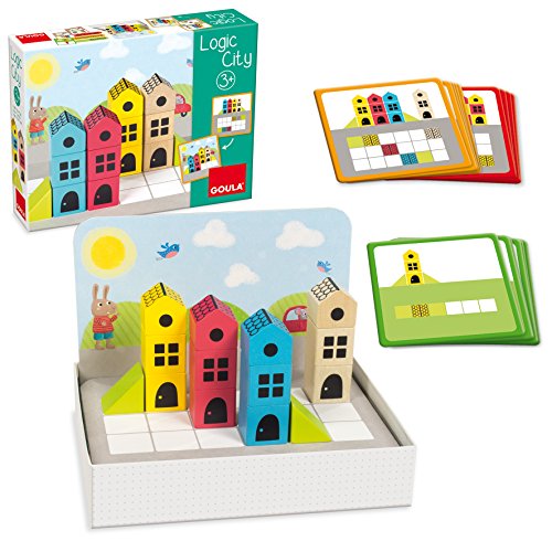 Goula- Logic City Juego Educativo para Niños, Multicolor (50200) Goula- Logic City Juego Educativo para Niños, Multicolor (50200)