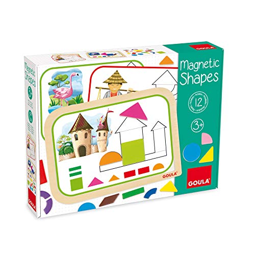 Goula - Magnetic Shapes - Juego preescolar de imanes a partir de 3 años