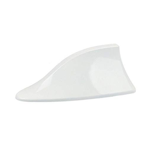 GOZAR Abs Plástico Techo Estilo Tiburón Aleta Antena Radio Señal Antenas Universal para La Mayoría De Los Coches-Blanco GOZAR Abs Plástico Techo Estilo Tiburón Aleta Antena Radio Señal Antenas Universal para La Mayoría De Los Coches-Blanco