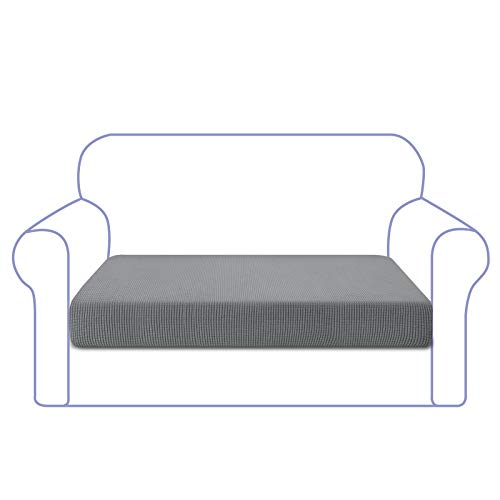 Granbest Funda de Cojín de Asiento de Sofá de Alta Elasticidad Funda de Asiento de Sofá Súper Suave Protector de Cojín de Sofá Tela de Jacquard con Fondo Elástico(2 Plaza,Gris Claro) Granbest Funda de Cojín de Asiento de Sofá de Alta Elasticidad Funda de Asiento de Sofá Súper Suave Protector de Cojín de Sofá Tela de Jacquard con Fondo Elástico(2 Plaza,Gris Claro)