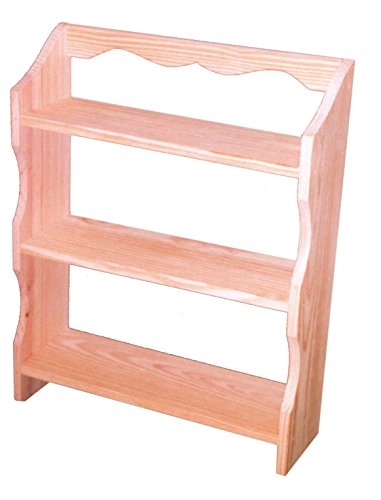 Greca Estantería Madera 3 baldas. En Pino Macizo en Crudo, se Puede Pintar. Medidas (Ancho/Fondo/Alto): 38 * 13 * 49 cms. Greca Estantería Madera 3 baldas. En Pino Macizo en Crudo, se Puede Pintar. Medidas (Ancho/Fondo/Alto): 38 * 13 * 49 cms.