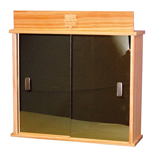 greca Vitrina baño, con Puertas correderas de Espejo. Madera de Pino Natural. Medidas: (Ancho/Fondo/Alto): 45 * 14 * 43 cms. greca Vitrina baño, con Puertas correderas de Espejo. Madera de Pino Natural. Medidas: (Ancho/Fondo/Alto): 45 * 14 * 43 cms.