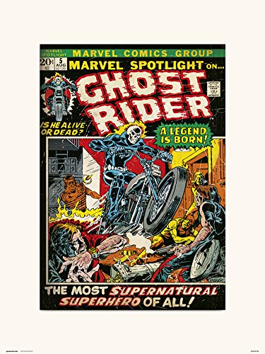 Grupo Erik Lámina Decorativa Ghost Rider 5, Marvel, 30 x 40 cm