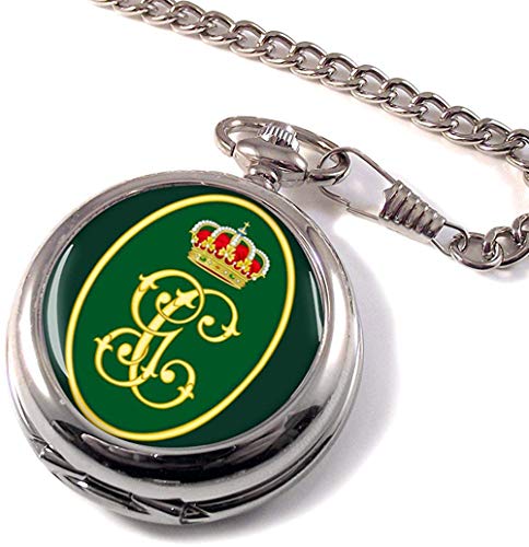 Guardia Civil (Spanish Civil Protector) Monograma Reloj Bolsillo Hunter Completo