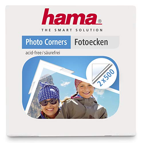 Hama 00007108 - Esquinas autoadhesivas para fotos, Paquete 2 Hama 00007108 - Esquinas autoadhesivas para fotos, Paquete 2