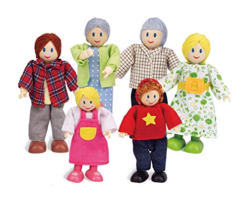 Hape- Familia de muñecas Europea (Barrutoys E3500)