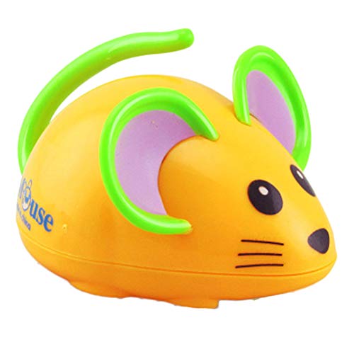 Haplws Niños Cute Cartoon Rat Wind Up Toy Running Clockwork Mouse Animal Juguete Educativo Regalo Color Aleatorio 1Pcs