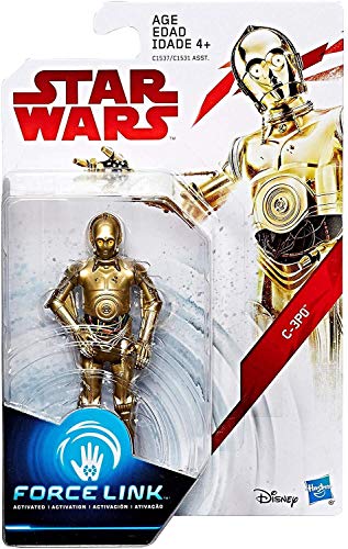 Hasbro - Star Wars: El último Jedi - C-3PO - ForceLink Acción Figura 10 cm [UK Import]