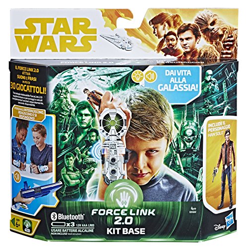 Hasbro Star Wars- Kit Base Starter Set con Han Solo (Force Link 2.0), Multicolor (E0322103) Hasbro Star Wars- Kit Base Starter Set con Han Solo (Force Link 2.0), Multicolor (E0322103)
