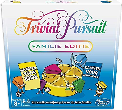 Hasbro Trivial Pursuit: familie editie - Juego de tablero (Juegos de preguntas, Niños y adultos, Niño/niña, 8 año(s), 400 pieza(s), Family edition)