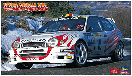 Hasegawa 020396 1/24 Toyota Corolla WRC 2000 Monte Carlo Rally - Juego de construcción de maqueta
