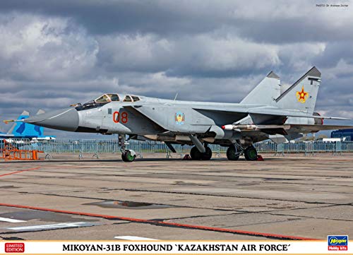 Hasegawa-1/72 Mikoyan 31B Foxhound Kasachische Luftwaffe Maqueta de plástico. (602336) Hasegawa-1/72 Mikoyan 31B Foxhound Kasachische Luftwaffe Maqueta de plástico. (602336)