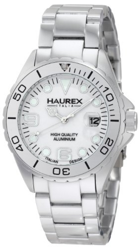 Haurex Italy Haurex Italia Plata Dial Plata aluminio Mens Reloj