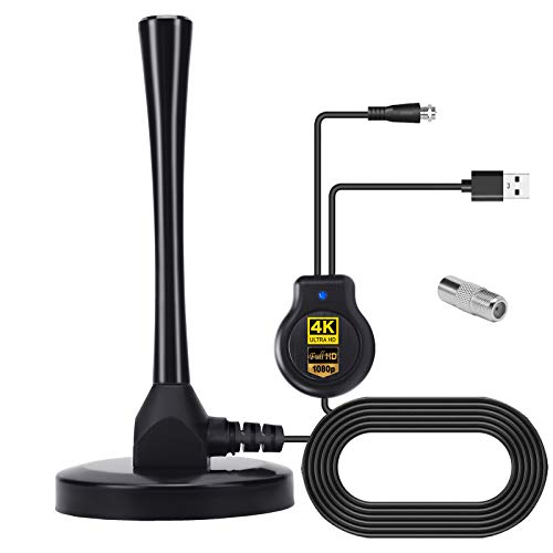 HCCH Antena TV Interior, Antena HDTV Digital de 150 Millas con Amplificador Inteligente de Señal,para Canales de TV 1080P 4K gratuitos para DTMB, ATSC,DVB-T, DMB-T HCCH Antena TV Interior, Antena HDTV Digital de 150 Millas con Amplificador Inteligente de Señal,para Canales de TV 1080P 4K gratuitos para DTMB, ATSC,DVB-T, DMB-T