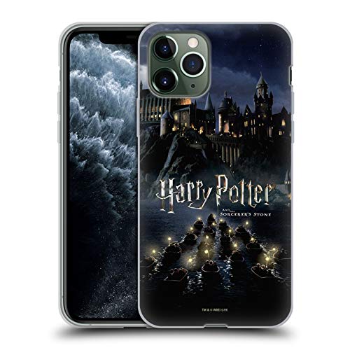 Head Case Designs Oficial Harry Potter Castillo Sorcerer's Stone II Carcasa de Gel de Silicona Compatible con Apple iPhone 11 Pro