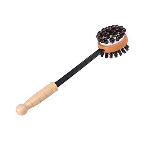 Healifty - Martillo de rodillo de madera para martillo de bolsillo para piernas y brazos, raspador, rodillo para uso de oficina en casa