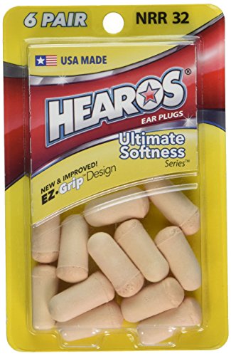 Hearos Ear Plugs Ultimate Softness Series, 6 unidades