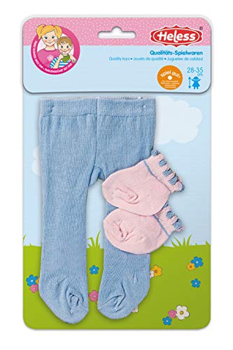 Heless 750 - Medias con Calcetines para muñecas, Pastel, Tallas 28-35 cm Heless 750 - Medias con Calcetines para muñecas, Pastel, Tallas 28-35 cm