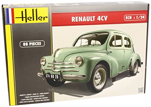 Heller - 80762 - Maqueta para Construir - Renault 4 CV - 1/24 Heller - 80762 - Maqueta para Construir - Renault 4 CV - 1/24