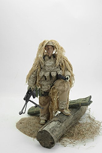 Hellery Escala 1/6 Desert Sniper Fuerzas Especiales Soldado 12 "Juego De Figuras De Acción