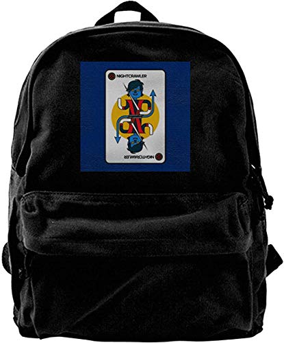 Homebe Mochila antirrobo Impermeable,Canvas Backpack X Men Nigh-tcrawler Playing Card Rucksack Gym Hiking Laptop Shoulder Bag Daypack for Men Women