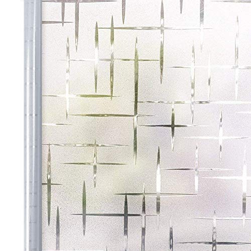 Homein Vinilo Ventana Electroestatico Vinilos Cristales para Privacidad Película Adhesiva Deslustrado Sin Pagamento Facíl Desmontar y Reutilizar Motivo Cruz de Baño Cocina Oficina Anti UV 44.5*200cm Homein Vinilo Ventana Electroestatico Vinilos Cristales para Privacidad Película Adhesiva Deslustrado Sin Pagamento Facíl Desmontar y Reutilizar Motivo Cruz de Baño Cocina Oficina Anti UV 44.5*200cm
