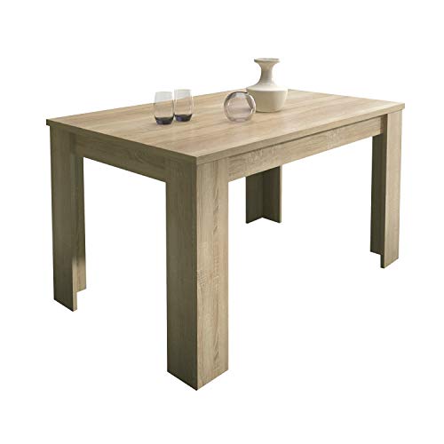 HomeSouth - Mesa de Comedor Extensible, Modelo Corfu Color Cambria, Medidas Mesa: 138 x 76 x 88 cm de Fondo HomeSouth - Mesa de Comedor Extensible, Modelo Corfu Color Cambria, Medidas Mesa: 138 x 76 x 88 cm de Fondo