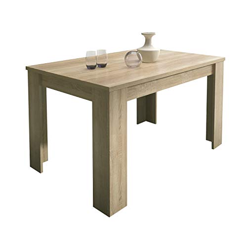 HomeSouth - Mesa de Comedor Extensible, Modelo Corfu Color Cambria, Medidas Mesa: 138 x 76 x 88 cm de Fondo