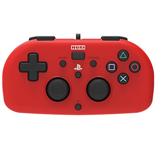 Hori Wired Controller Light for PlayStation 4 - Red Ver. [PS4][Importación Japonesa]