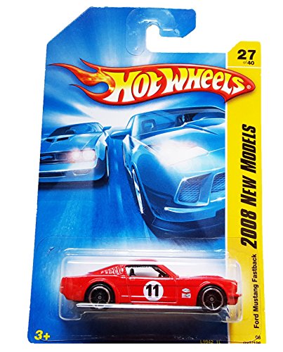 Hot Wheels 2008 027 New Models Ford Mustang Fastback Red 2008 27 by