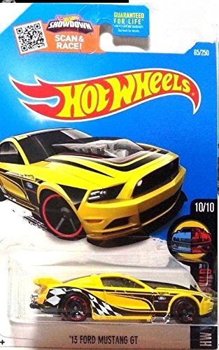 Hot Wheels, 2016 HW Mild to Wild, '13 Ford Mustang GT [Yellow] 65/250 by Hot Wheels