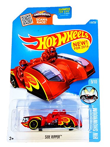 Hot Wheels, 2016 HW Showroom, Side Ripper [Red] Die-Cast Vehicle #119/250 by