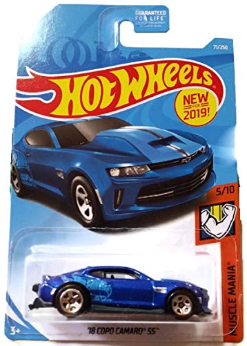 Hot Wheels 2019 Muscle Mania 5/10 - Blue '18 Copo Carmo SS #71/250 on U.S. Card