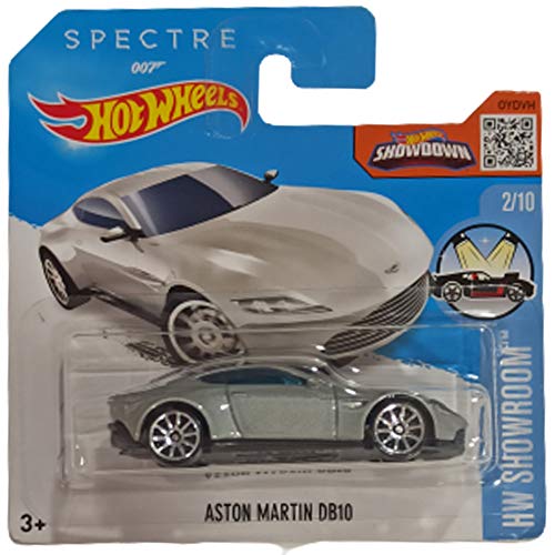 Hot Wheels Aston Martin DB10 James Bond Spectre 007 HW Showroom 2/10 2016 (112/250) Short Card