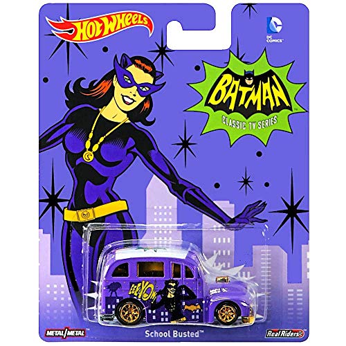 Hot Wheels Batman Classic TV Series Catwoman School Busted Die Cast by Hot Wheels