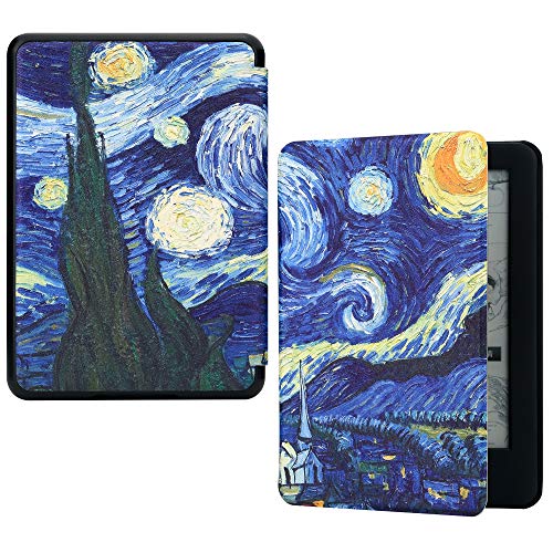 HoYiXi Funda para Nuevo Kindle 2019 Kindle Estuche 2019 Funda de Cuero Delgada con Auto Sueño/Estela Funcion Pintado Cover para Amazon de Kindle (10th Generation 2019 Release) - Noche Estrellada HoYiXi Funda para Nuevo Kindle 2019 Kindle Estuche 2019 Funda de Cuero Delgada con Auto Sueño/Estela Funcion Pintado Cover para Amazon de Kindle (10th Generation 2019 Release) - Noche Estrellada