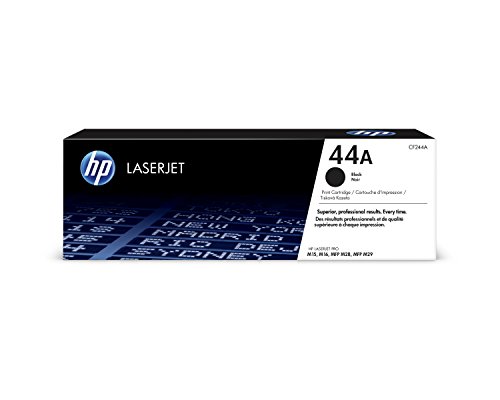 HP 44A CF244A, Negro, Cartucho Tóner Original, de 1.000 páginas, para impresoras HP LaserJet Pro M15a, M15w, MFP M28a y MFP M28w HP 44A CF244A, Negro, Cartucho Tóner Original, de 1.000 páginas, para impresoras HP LaserJet Pro M15a, M15w, MFP M28a y MFP M28w