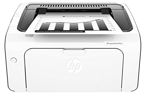HP LaserJet Pro M12a - Impresora láser (Hi-Speed USB 2.0, 18 ppm, memoria de 8 MB, doble cara, modelo consumo, sin WiFi)