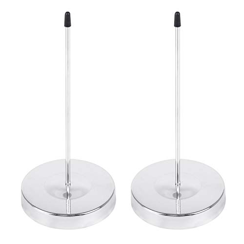 Huayue 2Pcs Pincho para Notas Sostenedor para Notas Pincha Papeles Oficina, Tenedor de Factura con Clavo, Pincho para Papeles Tickets Billetes de Escritorio Oficina y Restaurante (Altura: 15cm)