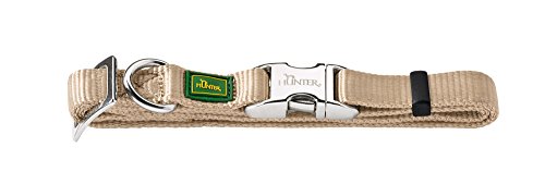 HUNTER - Collar, Colores - Beige, Dimensiones - Talla M Largo 40-55 Cm. Ancho 2 Cm HUNTER - Collar, Colores - Beige, Dimensiones - Talla M Largo 40-55 Cm. Ancho 2 Cm