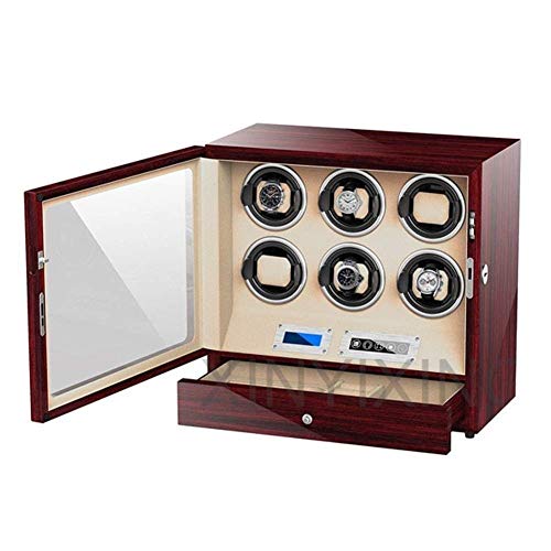 HYCy Reloj automático Shaker Box Reloj automático Winding Box Transfer Watch Winder Watch Shaker Caja de Regalo Moda