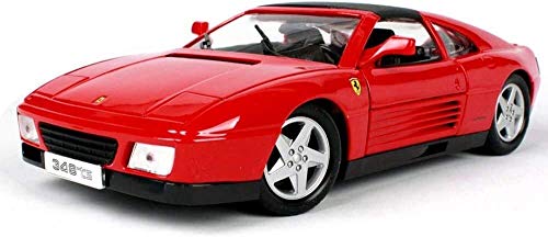 HYLH Modelo de Coche clásico Ferrari 348 TS a Escala 1:18, Modelo de Coche de fundición a presión de aleación de simulación estática, se Puede Abrir la Puerta y el capó, la Mejor colección de Regalos