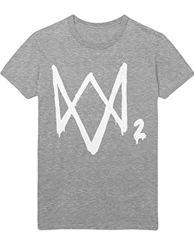 Hypeshirt T-Shirt Watchdogs Logo Z100005 Gris XXXL