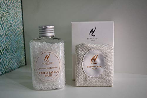 HYPNO CASA Gemme - Perfume de flor de talco Wash de 60 g para secadora/armario/asette-aspiradora, fabricado en Italia