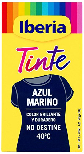 Iberia - Tinte Azul Marino para ropa, 40°C Iberia - Tinte Azul Marino para ropa, 40°C