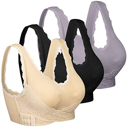 iClosam Sujetador Deportivo Encaje Mujer(1/2/3pack) Bra con Almohadillas Extraíbles para Yoga/Fitness/Ejercicio/USA de Diaria iClosam Sujetador Deportivo Encaje Mujer(1/2/3pack) Bra con Almohadillas Extraíbles para Yoga/Fitness/Ejercicio/USA de Diaria