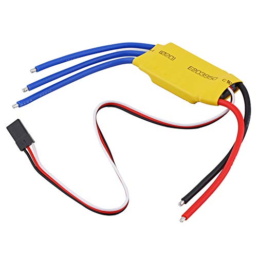 ICQUANZX Controlador de Velocidad eléctrico del Motor sin escobillas RC 30A, Controlador de Velocidad del Motor sin escobillas ESC, para RC BEC ESC T-Rex 450 V2 Helicopter Boat