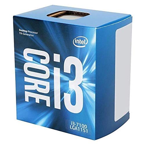 Intel BX80677I37100 - 51W Core i3-7100 Kaby Lake de doble núcleo a 3.9 GHz LGA 1151, procesador de escritorio Intel HD Graphics 630 Intel BX80677I37100 - 51W Core i3-7100 Kaby Lake de doble núcleo a 3.9 GHz LGA 1151, procesador de escritorio Intel HD Graphics 630